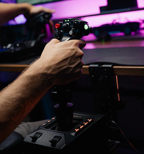 AB6力反馈基座+MHG操纵杆